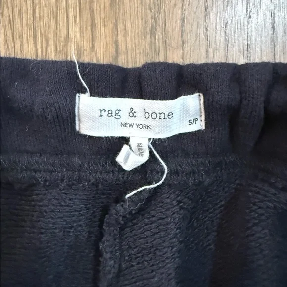 Rag & Bone Black Jogger Sweatpants-Size Small